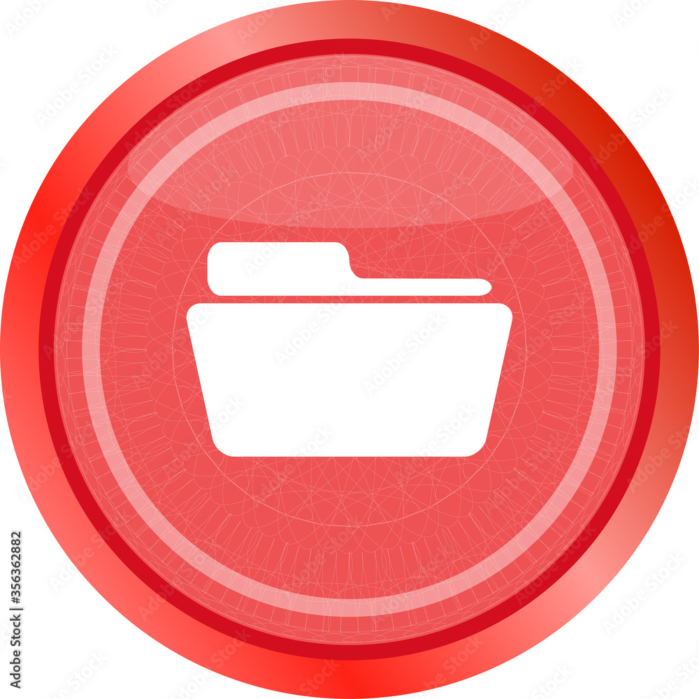 Poster folder icon web button . trendy flat style sign isolated on white background. folder icon. folder we