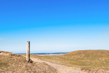 South West Coast Park at Northam Burrows reserve and SSSI. Scenic north Devon, UK.