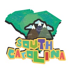south carolina state map