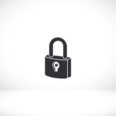 lock icon. Vector  Eps 10 . Lorem Ipsum Flat Design padlock