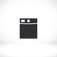 Washing machine icon. Vector  Eps 10 Flat Design wash home housework