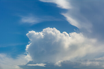 Naklejka na ściany i meble Dramatic picture of Cumulus clouds