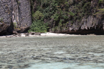 Plage &agrave; Koh Phi Phi Le, Tha&iuml;lande	