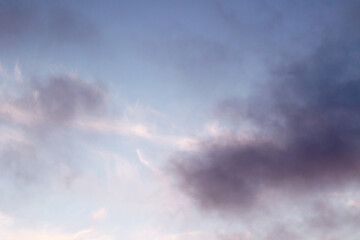 beautiful fantasy dramatic evening sky with clouds