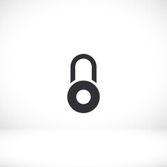 Lock icon in trendy flat style isolated on background. Lock symbol for your web design, castle logo, user interface. Vector illustration, EPS 10 lock. castle icons .