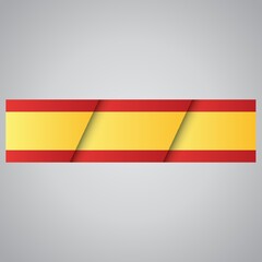 Fototapeta premium spain flag banner