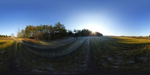 Natural forest Landscape HDRI Panorama