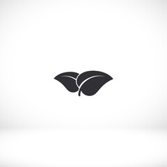 Leaf icon. Vector  Eps 10 . Lorem Ipsum Flat Design