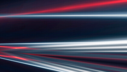 Background wall with neon lines and rays. Background dark corridor with neon light. Abstract background with lines and glow. Light element in the center, a triangle, a pyramid with neon.