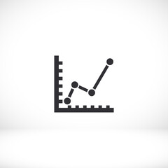 chart icon . Vector  Eps 10 . Lorem Ipsum Flat Design