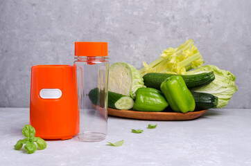 Cooking green vegetable smoothies