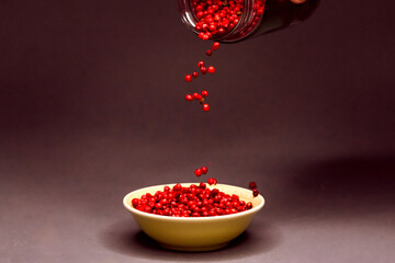 roter Pfeffer - Mörser