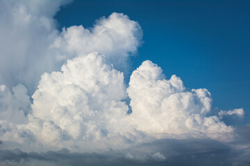 Dramatic picture of Cumulus clouds