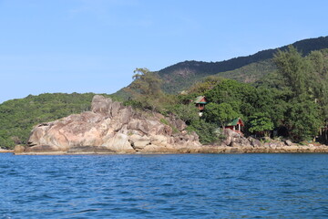 Littoral de Ko Pha Ngan, Thaïlande 