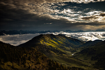 Vallata - vista dal monte grappa