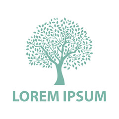 vector tree logo template