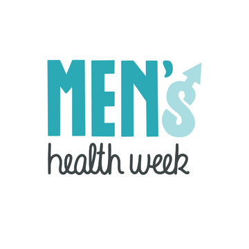 Men's Health Week, Vector Illustration For Poster, Banner, Card And Background. June 10-16.