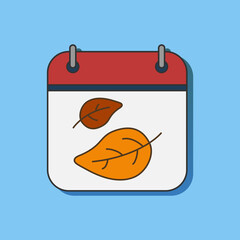 Autumn calendar