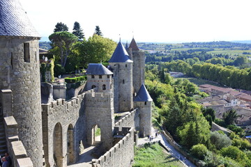 Fototapeta na wymiar medieval castle in france