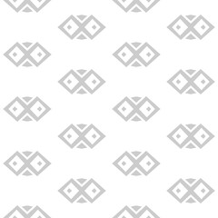 Seamless monochromatic pattern. Textured background in ornamental style