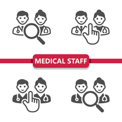Medical Staff Icons