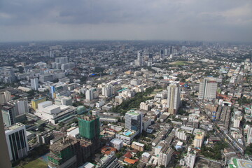 Obraz premium aerial view of bangkok
