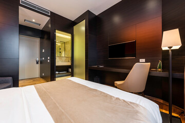 Hotel room interior
