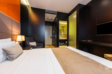 Hotel room interior
