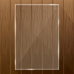 wooden texture with glass framework