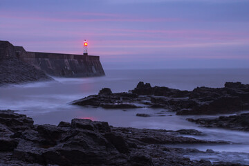 Beautiful Wild Coastal Lighthouses on the Welsh Coast