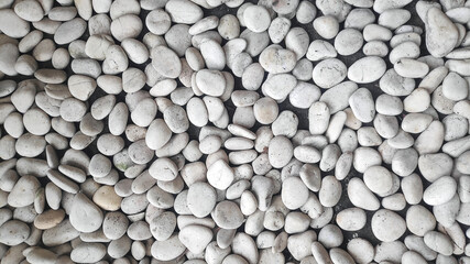 white pebble stone texture for background