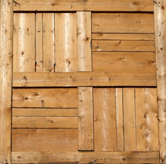 Rough surface of the wooden pallet