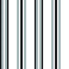 Wall murals Vertical stripes White Stripe seamless pattern background in vertical style - White vertical striped seamless pattern background suitable for fashion textiles, graphics