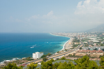 panoramic view of alanya