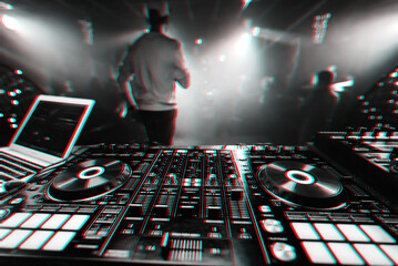 professional music controller DJ Board for mixing electronic music