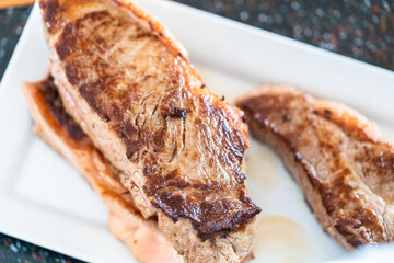 New York strip steak