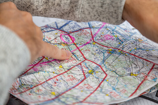 Carte navigation aérienne