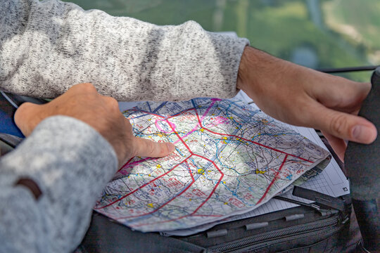 Carte navigation a&eacute;rienne