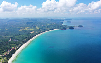 beautiful landscape view of the most famous vacation spot at Tips Of Borneo, Kudat
