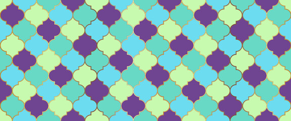 Eid Mubarak Islam Decoration. Ramadan Kareem Islamic Illustration. Moroccan 