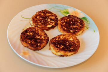 sweet cakes on a white plate
