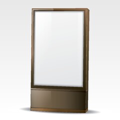 blank advertising billboard