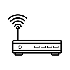 router - internet icon vector design template