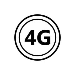 internet 4G icon vector design template
