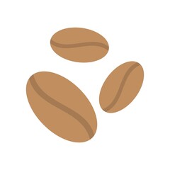 Plant seed icon in flat design style.