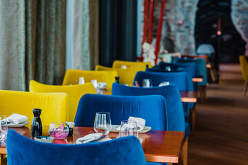 Interior of a modern urban restaurant