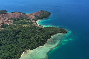 Fototapeta premium view of beautiful Kota Belud, Sabah, Malaysia