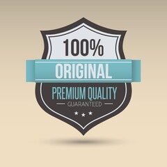 premium quality label