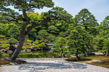 Fototapeta na wymiar Yushien Garden, Matsue, Japan