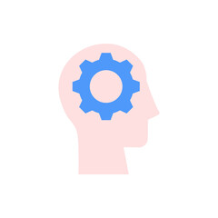 head gear icon. Simple color vector elements of brain process icons for ui and ux, website or mobile application